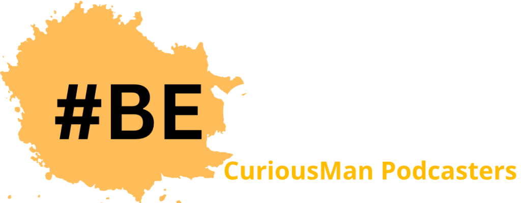 Curious Man Podcasters Logo
